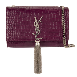 Kate Tassel Bag, Leather, Purple, PTR474366, DB/B, 3*